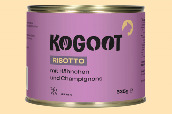 Risotto mit Hähnchen und Champignons (535 g)