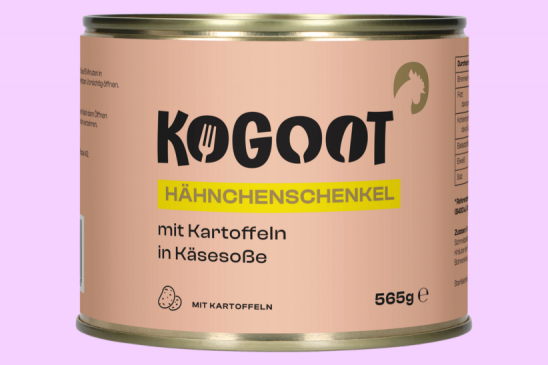 Hähnchenschenkel mit Kartoffeln in Käsesoße (565 g)