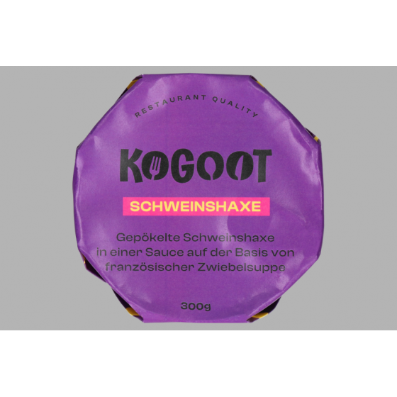 Gepökelte Schweinshaxe in...