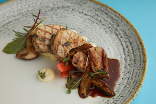 Schweinelenden in Steinpilzsauce