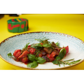 Aus rotem Paprika
